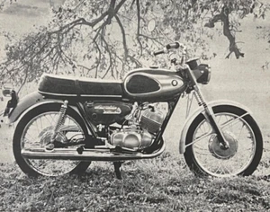 1967 Solo Suzuki X-5 Invader Motorcycle print ad ready to frame and display - Picture 1 of 2