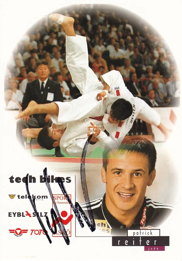 Patrick REITER - Österreich, Gold EM 1995 Judo, Original-Autogramm! - Bild 1 von 1