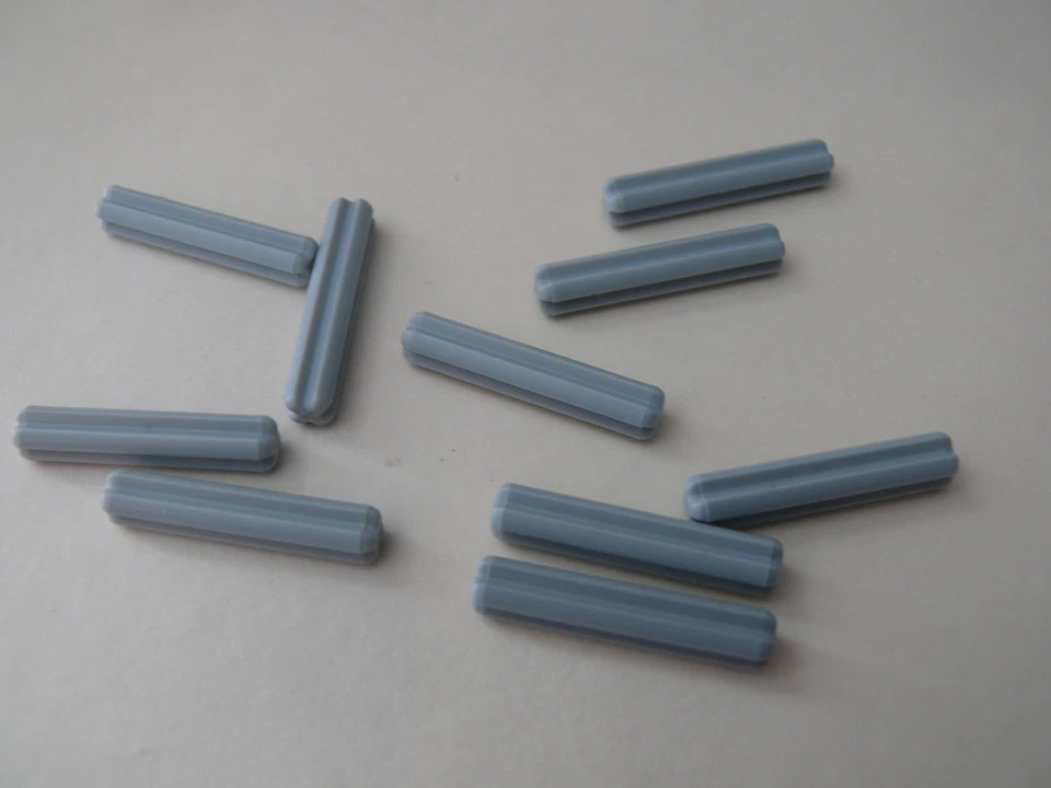 Lego 10 x light bluish gray technic axle 3L ref 4519 - Photo 1/1