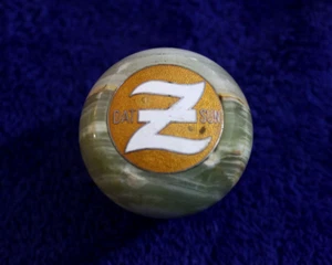 Stone Marbled Datsun Z Car Gear Shift Knob Handle Accessory Nissan 240 260 280 - Picture 1 of 11