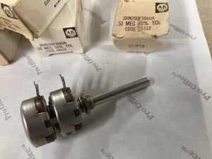 Allen Bradley Dual 500K Volume Potentiometer NiB - Picture 1 of 2