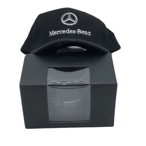 MERCEDES BENZ AMG PETRONAS F1 LOGO MUG - BLACK - INCLUDES DEALER HAT Cover