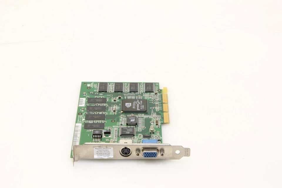 Nvidia 180-10036-0100-A02 GeForce 2MX AGP Video VGA Card. SKU221448 - Image 1 of 4
