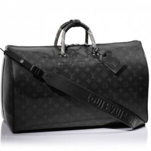 Louis Vuitton Keepall 50 Travel Bag Duffle Monogram Eclipse POP UP Isetan New LV