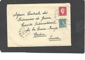 1945 FRANKREICH NACH INTL ROTES KREUZ, POW COMMITEE GENF, SCHWEIZ - Bild 1 von 1