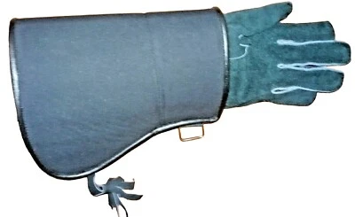 Nouveau Gant De Fauconnerie Arab Mangla (Couleur Noire) Taille Standard - Photo 1/4