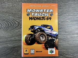 Monster Truck Madness 64 Nintendo 64 1999 Manual Only Vintage - Picture 1 of 2