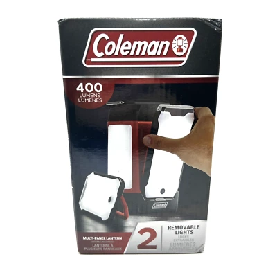 Linterna LED Coleman Duo Pro 400 Lúmenes 2 Paneles Extraíbles Luces Linternas Foto 1 de 4