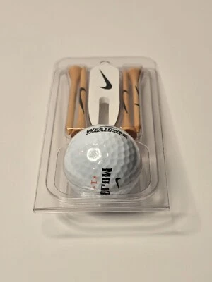 Nueva pelota de golf Nike MOJO con camisetas y herramienta Divot descontinuada rara relleno de medias  Foto 1 de 4
