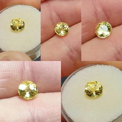 💎1.31ct GORGEOUS Heliodor (Precious Beryl) Round Gemstone💎 - Image 1 of 2