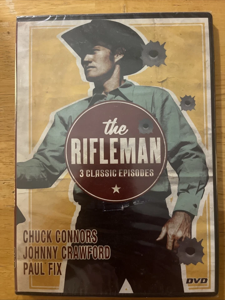The Rifleman 3 Classic Episodes Chuck Connors DVD - B634