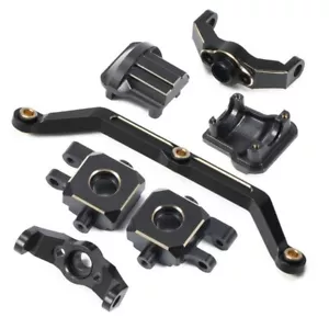 Brass Steering Front Knuckles Link Axle Covers Kit for 1/18 RC Car Traxxas TRX4M - Picture 1 of 13