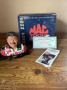 Art Warehouse 1:4 John Force Head Bust Statue Mac Tools 7X Champion - Picture 1 of 7