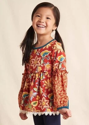 Túnica Floral Matilda Jane Niña Corazón a Corazón Jardín Mamás Talla 12 Nueva Con Etiquetas Otoño Foto 1 de 4