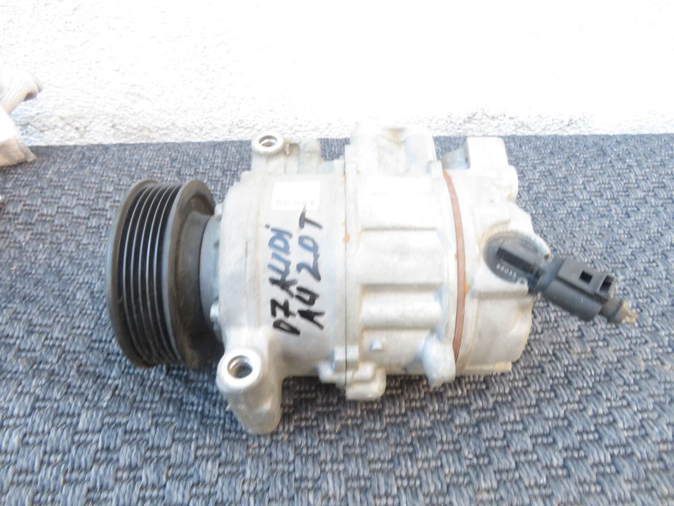 2005-2008 Audi A4 S4 B A/C COMPRESSOR DE AR CONDICIONADO FABRICANTE DE EQUIPAMENTO ORIGINAL 92K MILHAS OEM DENSO - Imagem 1 de 4