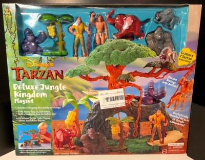 RARO Mattel 1999 Disney's Tarzán Deluxe Jungle Kingdom Treehouse Figuras Juego Foto 1 de 4