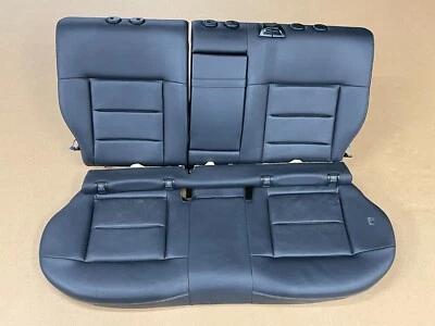 ⭐08-14 MERCEDES-BENZ E-CLASS W212 REAR BLACK LEATHER SEAT COMPLETE SET LOT2397 - Imagem 1 de 4