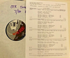 ON THE RADIO SHOW 7/28/89 JODY WATLEY (2), LOVE & ROCKETS, PRINCE, SIMPLY RED - Picture 1 of 1