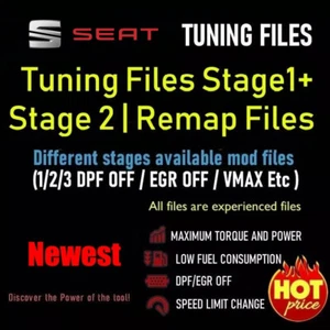 SEAT Ecu Remap Chip Tuning Files Collection For Kess V2 KTag PCMTuner - Picture 1 of 1