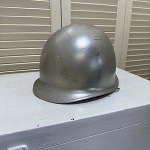 US M1 Helm verchromt Schlueter Rücknaht Drehballen mit Einsatz - Bild 1 von 8