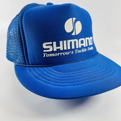 Gorra de béisbol vintage Shimano Hat para hombre talla única con tirantes azul malla vintage Foto 1 de 4