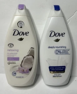 NWT Dove BUNDLE Body Wash 16.9oz Jasmine & Coconut Milk & Deeply Nourishing Soap - Picture 1 of 1