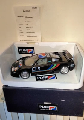 Bugatti EB110 PDM cassette promo limited edition 435/555 + certificato 1/18 - Immagine 1 di 4