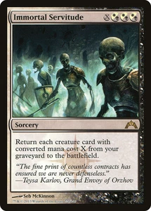 IMMORTAL SERVITUDE x1 mtg NM Gatecrash 1 Rare - Picture 1 of 1