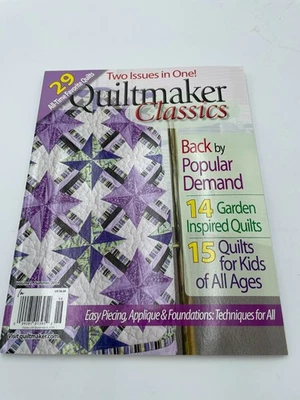 Quiltmaker Magazine Quilting Summer 2014 w/Uncut Patterns Double Issue 29 Quilts - Image 1 of 4