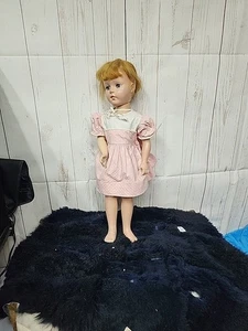 Vintage Antique Doll With Sleep Eyes 20" - Picture 1 of 12
