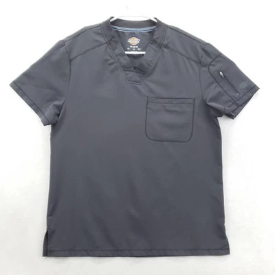 Camisa Dickies Para Hombres Gris Medio DK610 Peltre Blusa Médica Bolsillo Elástica Uniforme Foto 1 de 4