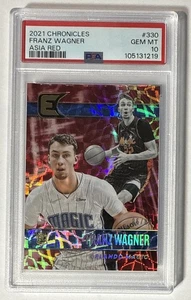 2021 Panini Chronicles ASIA RED/88 Franz Wagner ROOKIE / PSA 10 GEM MINT / 86/88 - Picture 1 of 3