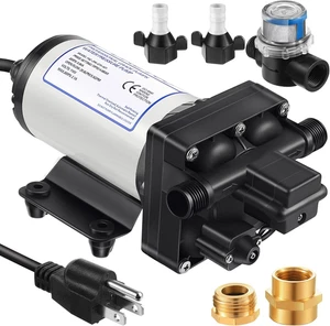 Bomba de refuerzo de presión de agua 110 V 5,5 GPM 70 PSI, agua industrial autocebante P - Imagen 1 de 12