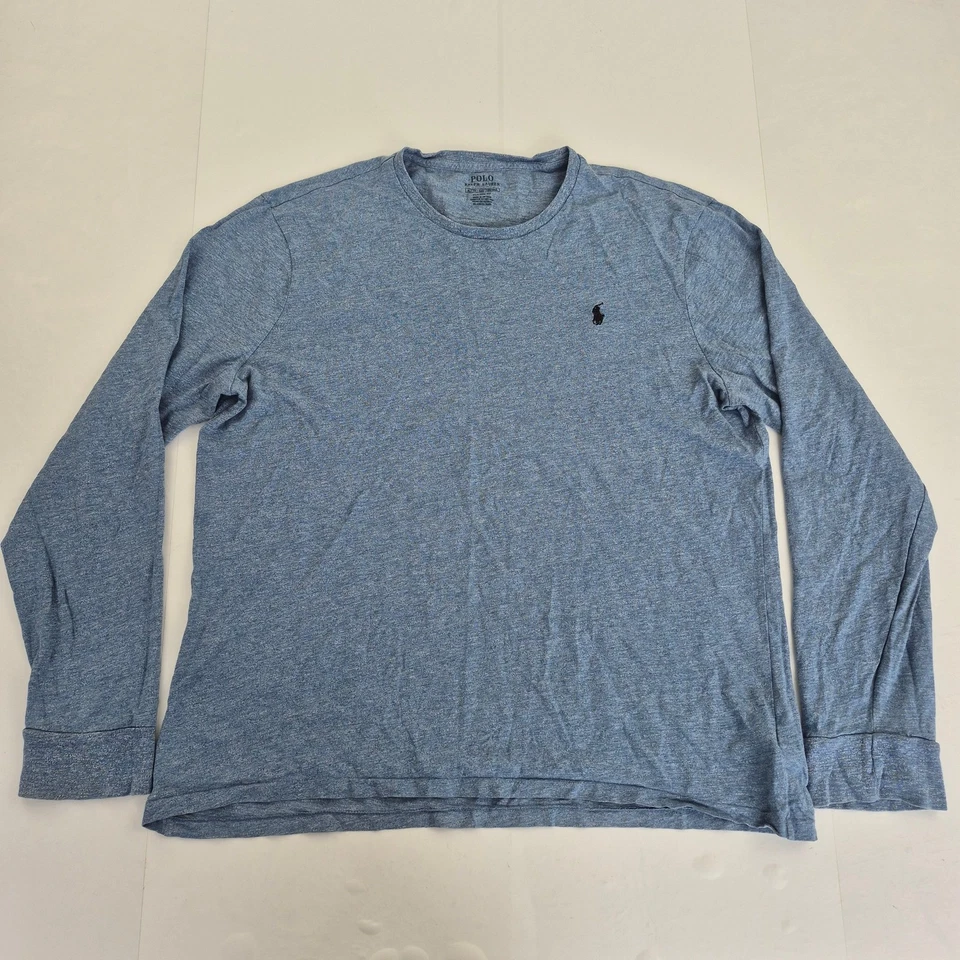 Camiseta Ralph Lauren XL azul para hombre 100 % algodón ajuste personalizado ... - Imagen 1 de 4