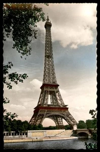 Postcard RPPC Eiffel Tower, Paris - Bild 1 von 2