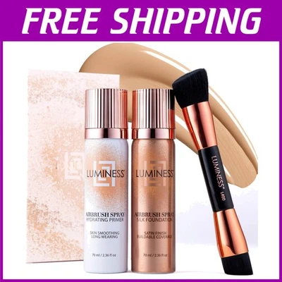 Airbrush Silk Foundation Starter Kit - Light Medium - Image 1 of 4