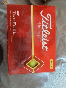 1 DUTZEND TITLEIST TRUFEEL GOLFBÄLLE gelb #1 Ball im Golf - Bild 1 von 3