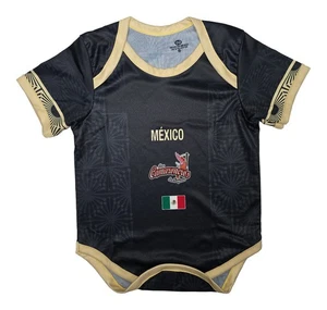 Mexico Baby Outfit Infant bodysuit Fan Camaroneros de Nayarit Lightweight Black - Picture 1 of 2