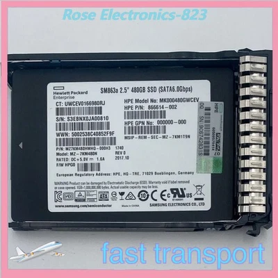 P18432-B21 NEW HPE 480GB SATA 6G 2.5" G9 Gen10 Server SSD Replace P18477-001 - Image 1 of 3