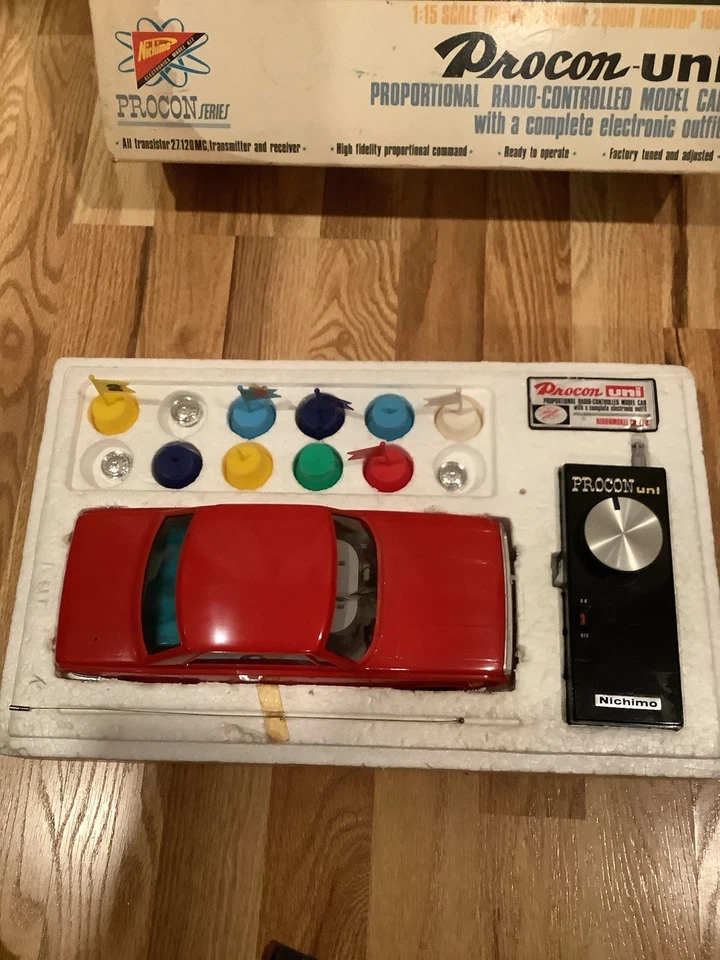 Vintage Nichimo 1/15 Scale Toyopet Corona 2 Door Hardtop 1600s Rc Car - Image 1 of 4