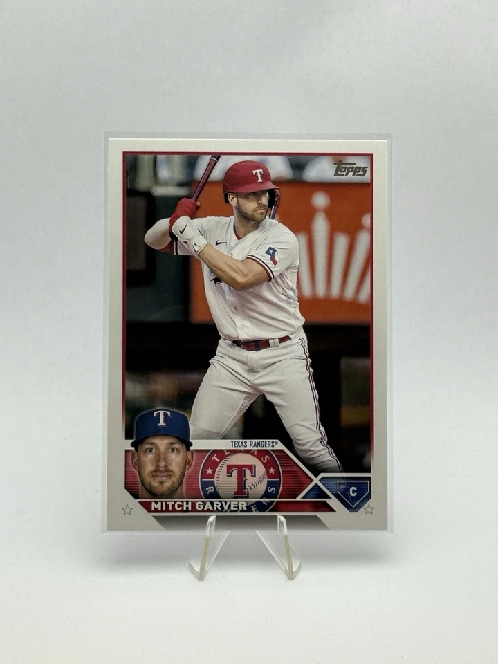 2023 Topps Update US177 Mitch Garver Texas Rangers Advanced Stats 164/300 - Image 1 of 2