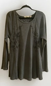 Weiche Umrandung Camden grau Thermo Medium Waffelstrick bestickt - Bild 1 von 5