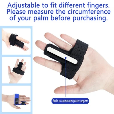 Finger Splint Enhanced Support for Broken Fingers, Fractures, Pain Relief & More - Image 1 of 4