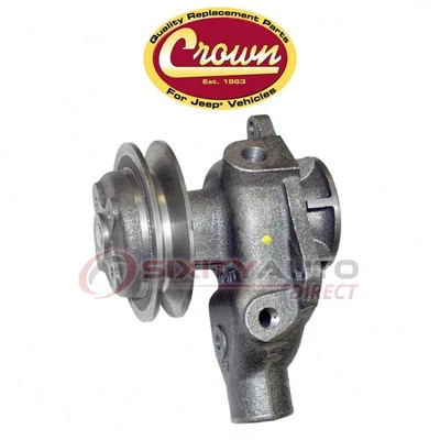 Crown Automotive Engine Water Pump for 1966-1968 Jeep CJ6A 2.2L L4 - Coolant xu Foto 1 de 4
