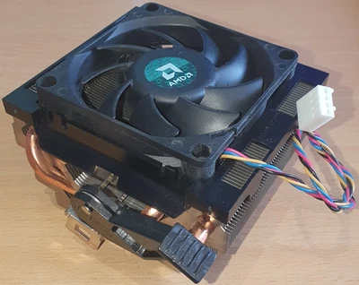 AMD FX Heatsink & Fan HKM-00002-A1-GP AM3 AM3+ AM2 AM2+ FM1 939 940 754 4 pin - Image 1 of 3