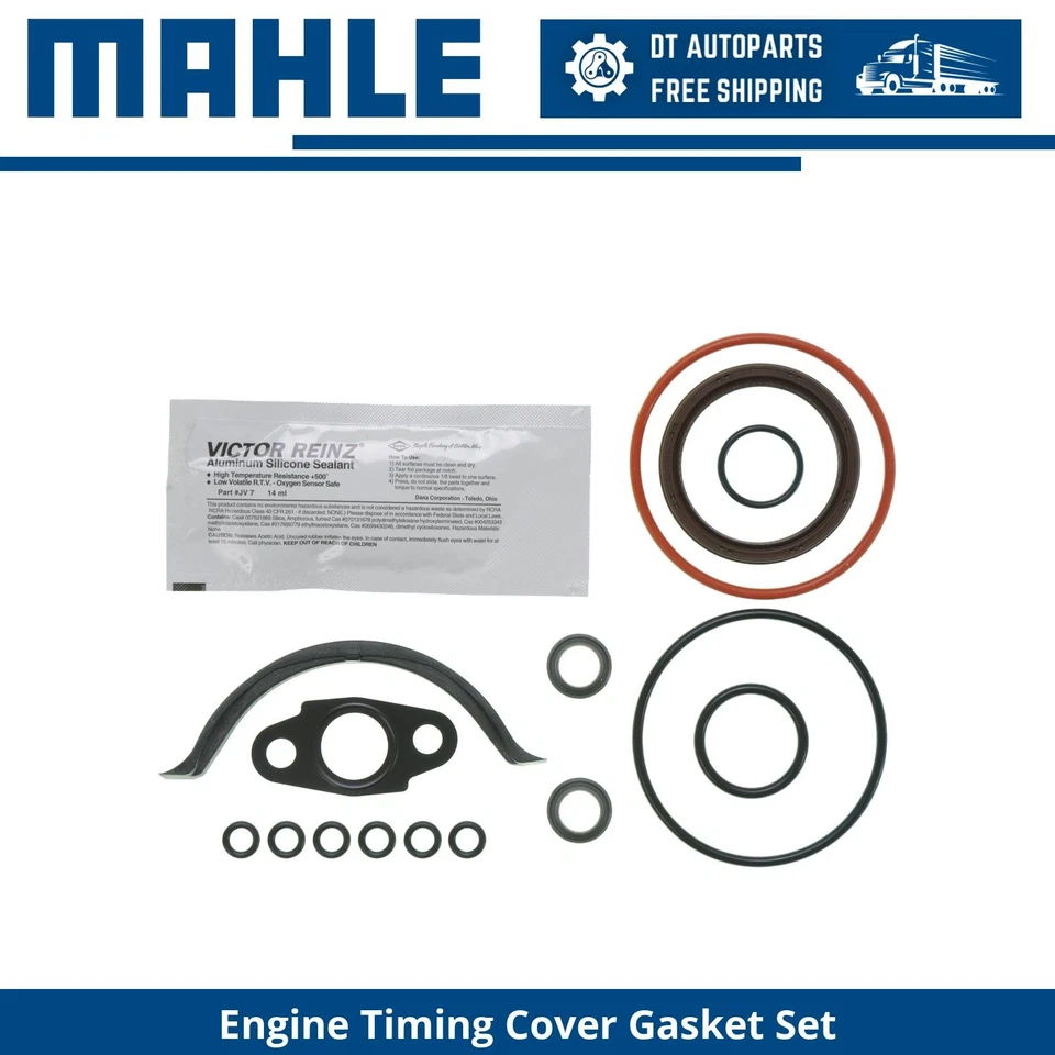 Para 1996-2001 INFINITI I30 3.0L V6 conjunto de junta de tampa de temporização do motor Mahle 1997 - Imagem 1 de 3