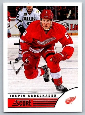 2013-14 Score Gold Justin Abdelkader Detroit Red Wings #170 - Image 1 of 2