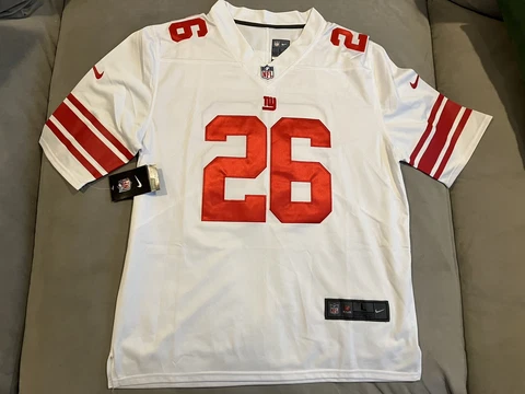 NWT - Nike On Field - New York Giants - Saquan Barkley - #26 - Jersey - Large Cover