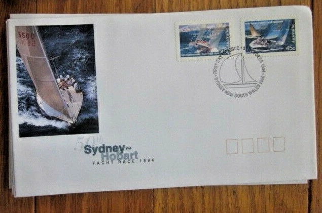 AUSTRALIA SYDNEY HOBART YEACH RACE SET 1994 FDC - Image 1 of 1