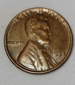 1955 wheat cent strike error - Picture 1 of 5
